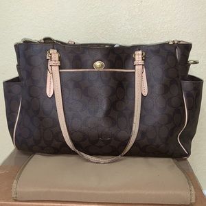 Coach Diaper Bag w/ baby changing pad
